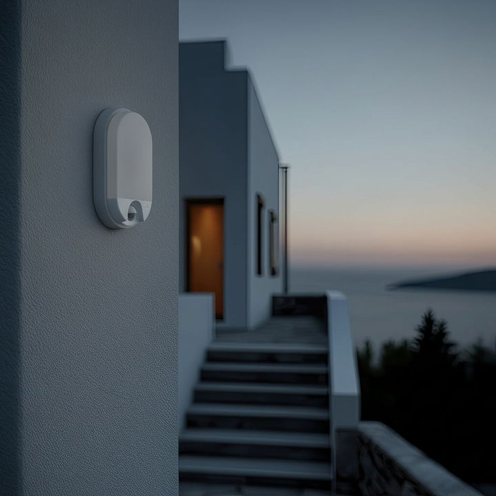 LED 15W infračervená lampa s detektorom pohybu IP54