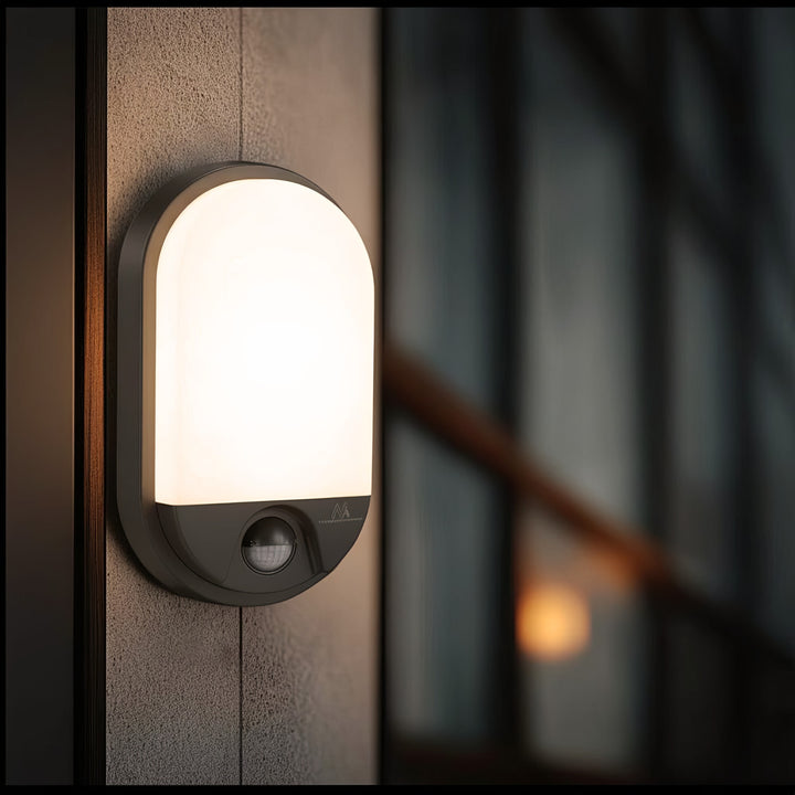 LED 15W infračervená lampa s detektorom pohybu IP54