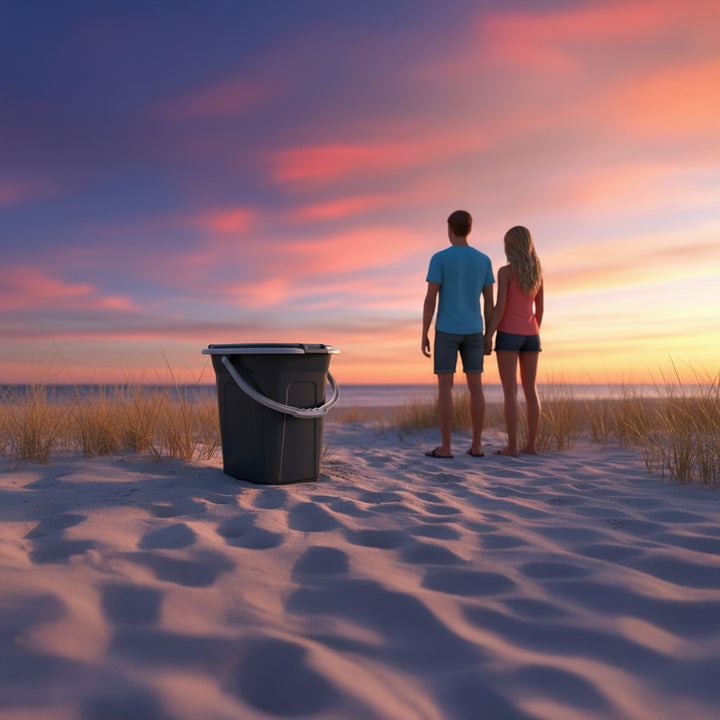 Prenosné WC cestovné vedro wc 19l greenblue gb320 ag