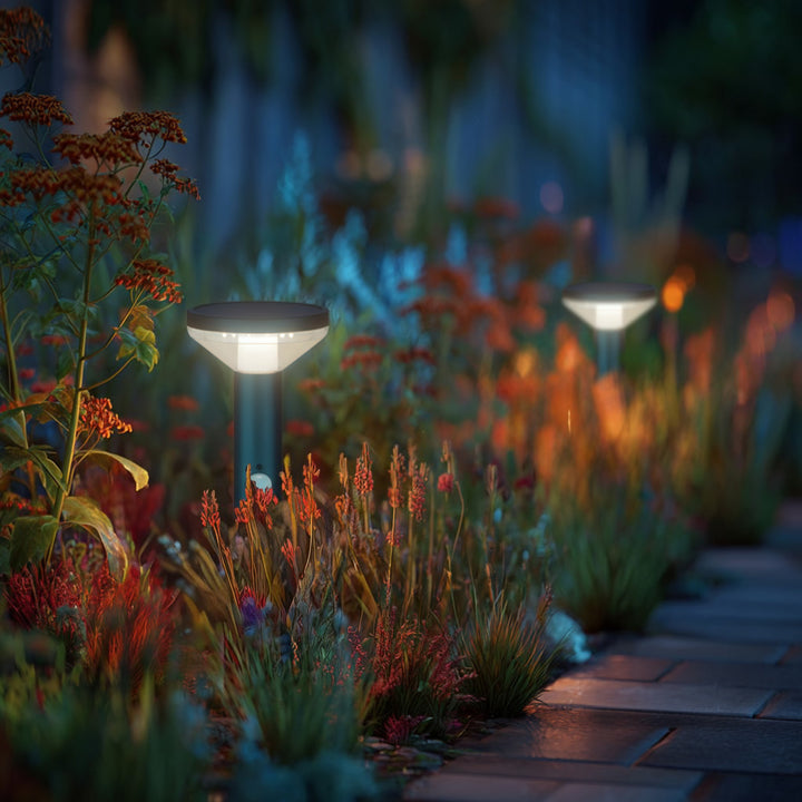 Solární LED zapichovací lampa s pohybovým senzorem MCE465 B