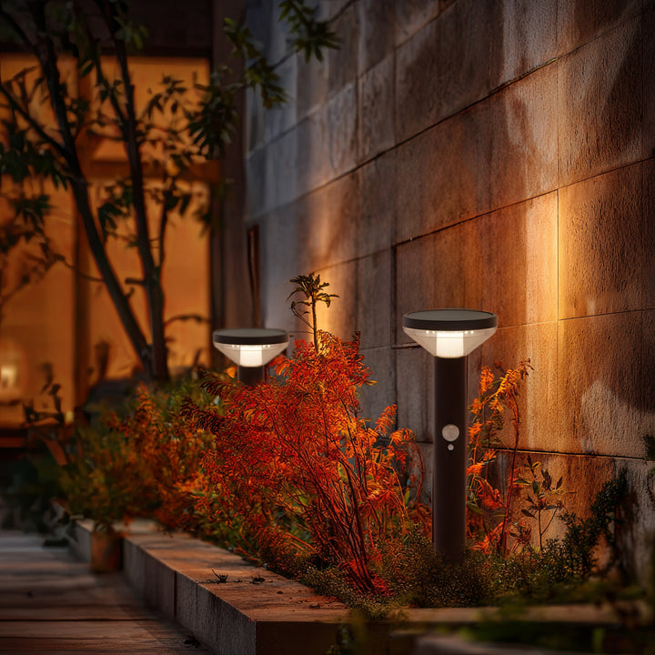 Solární LED zapichovací lampa s pohybovým senzorem MCE465 B