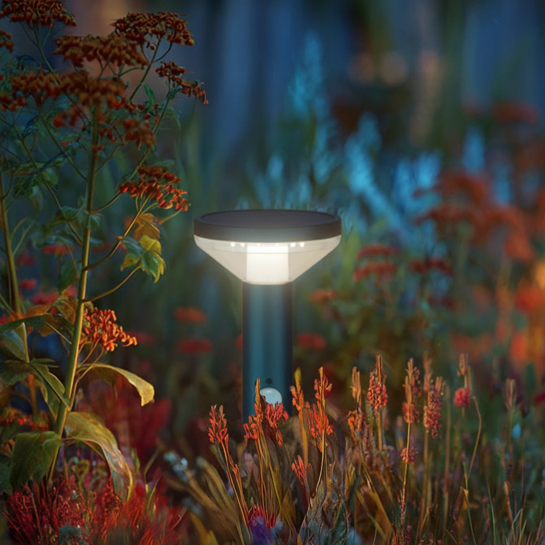 Solární LED zapichovací lampa s pohybovým senzorem MCE465 B
