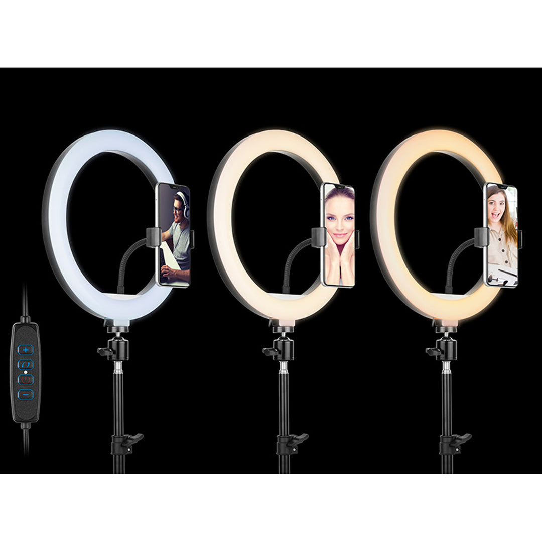 Prstencové svetlo RING 30cm TRACER so statívom 210cm