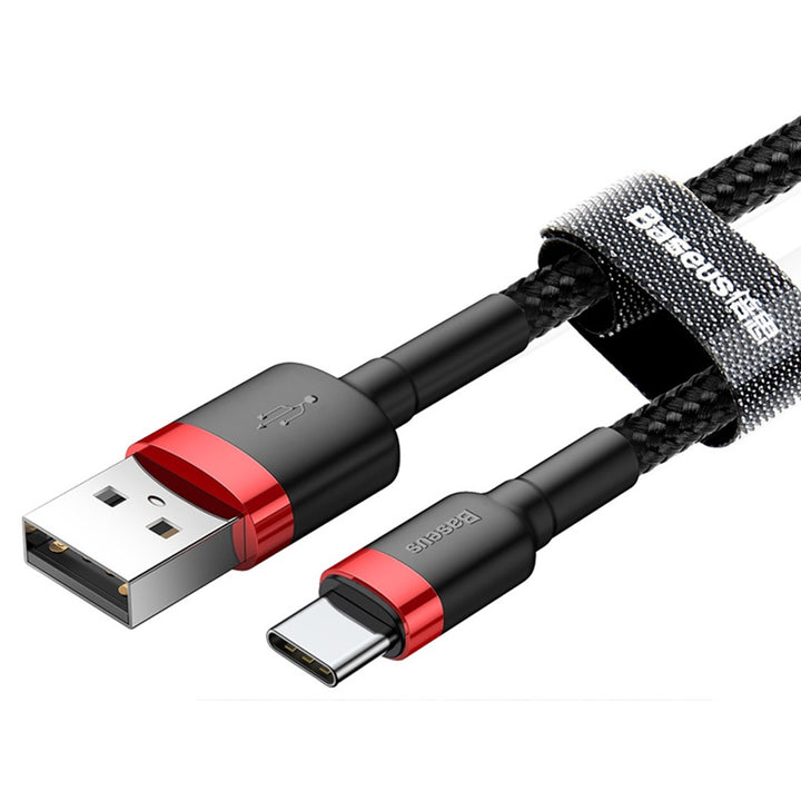 Kábel Baseus, USB typ C, dĺžka 50 cm, 3A, čierny, BASKBK46595