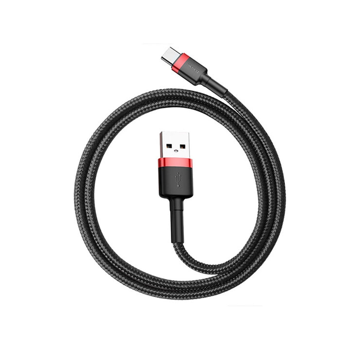 Kábel Baseus, USB typ C, dĺžka 50 cm, 3A, čierny, BASKBK46595