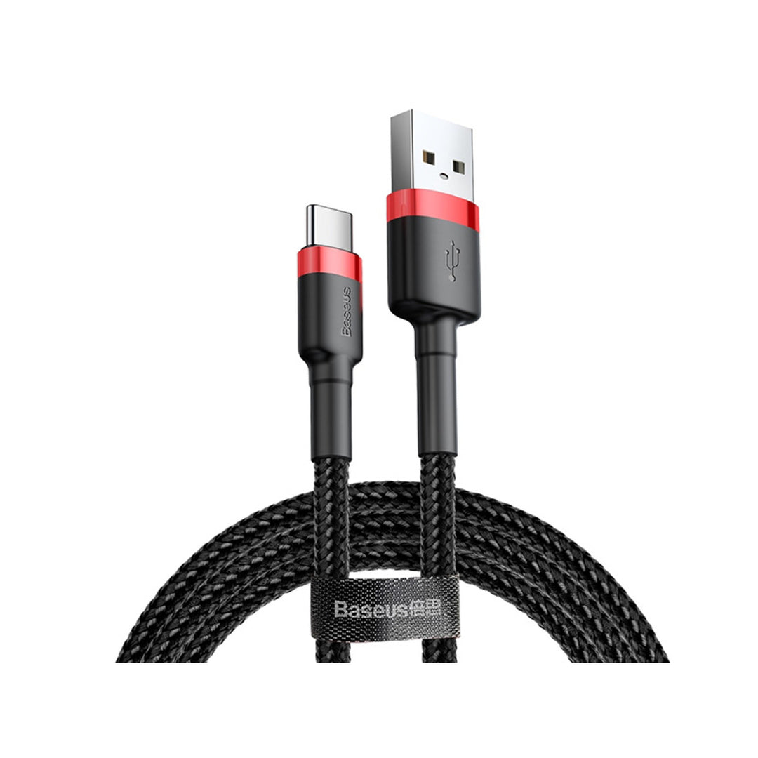 Kábel Baseus, USB typ C, dĺžka 50 cm, 3A, čierny, BASKBK46595