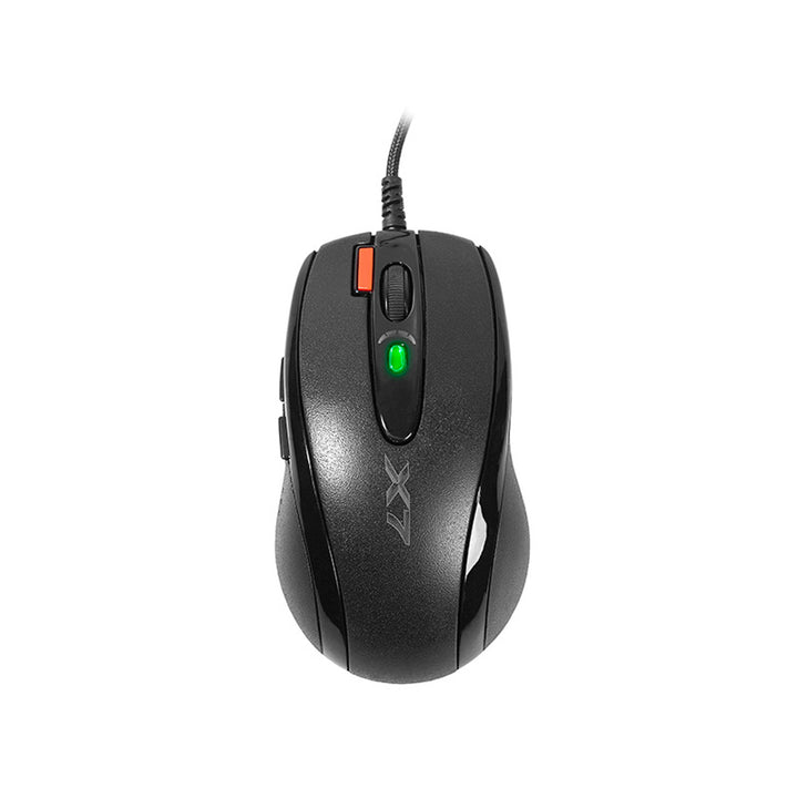 Súprava myš A4Tech + podložka pod myš, 7 tlačidiel, optický senzor, USB, X-Game X-7120