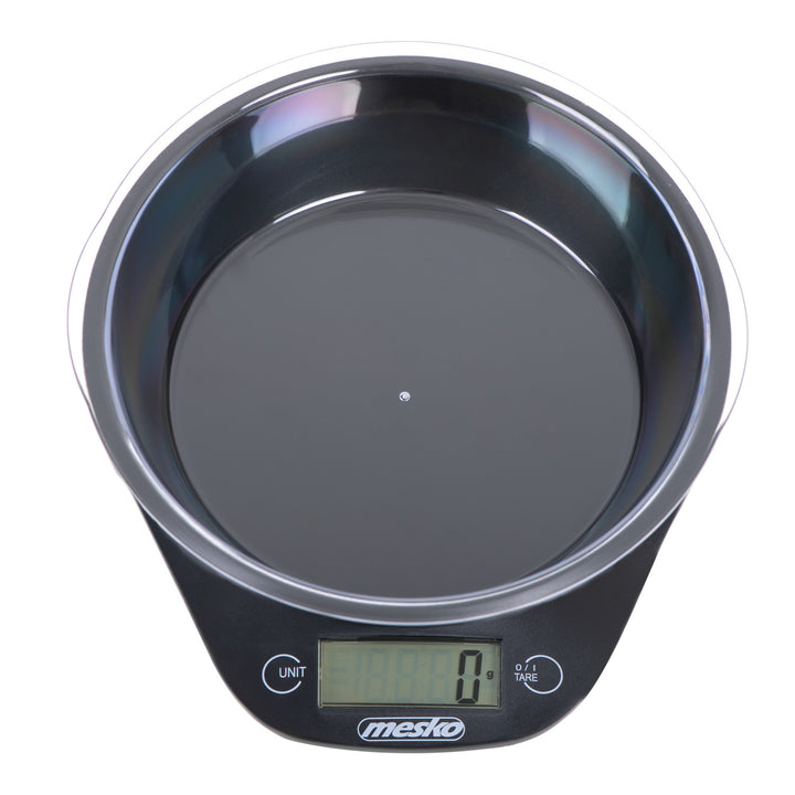 Kuchynská váha Mesko MS 3164 s miskou s maximálnou nosnosťou 5 kg