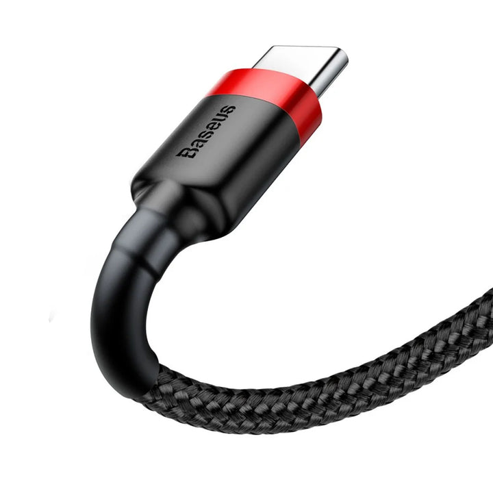 Zástrčka USB A - zástrčka USB-C 1m CATKLF-B91 Červený+čierny kábel Baseus