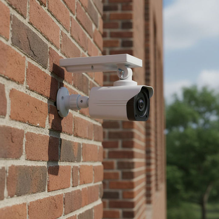 Solárna atrapa kamery, blikajúca LED dióda, snímač pohybu, LED osvetlenie, bezplatná nálepka, SOL1800S