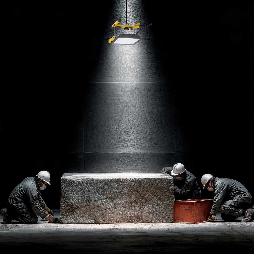 Podlahový stojan pre LED reflektor pracovné svetlo statív reflektor stojan konštrukcia reflektor statív otočný oceľ (pre MCE550 / MCE650)