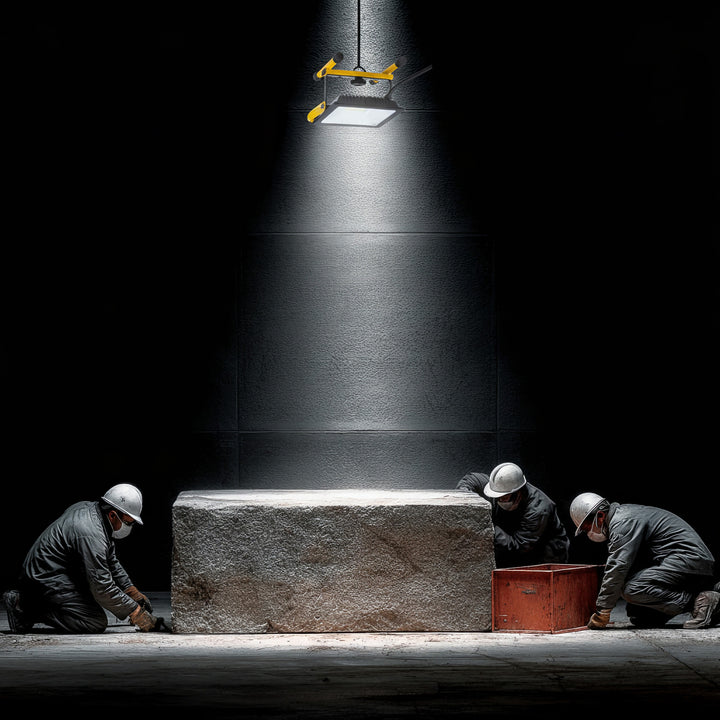 Podlahový stojan pre LED reflektor pracovné svetlo statív reflektor stojan konštrukcia reflektor statív otočný oceľ (pre MCE550 / MCE650)