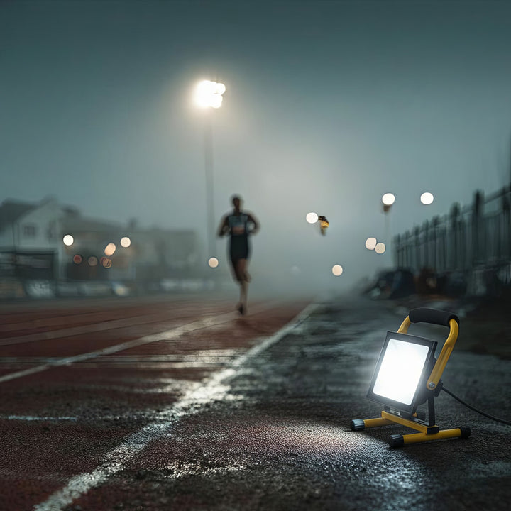 Podlahový stojan pre LED reflektor pracovné svetlo statív reflektor stojan konštrukcia reflektor statív otočný oceľ (pre MCE550 / MCE650)