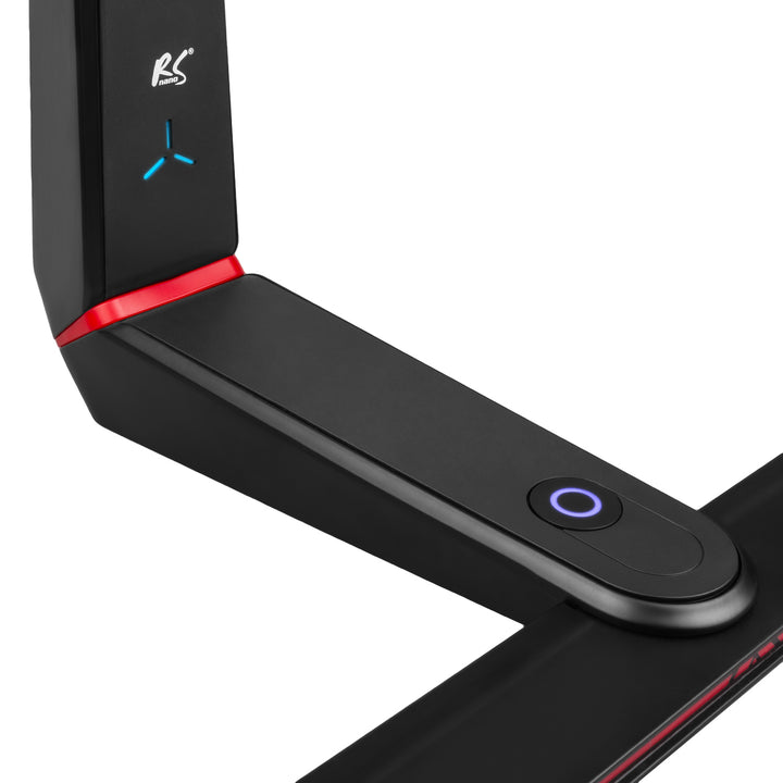 Držiak na herný monitor NanoRS, výškovo nastaviteľný, RGB LED, 32-55", max. VESA 400x400, max. 40 kg, RS167