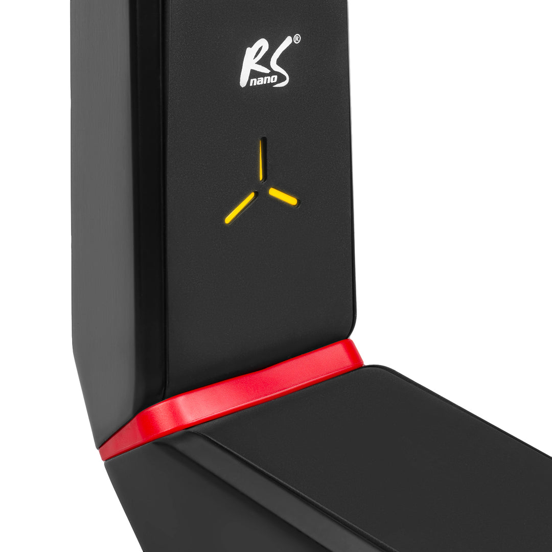 Držiak na herný monitor NanoRS, výškovo nastaviteľný, RGB LED, 32-55", max. VESA 400x400, max. 40 kg, RS167