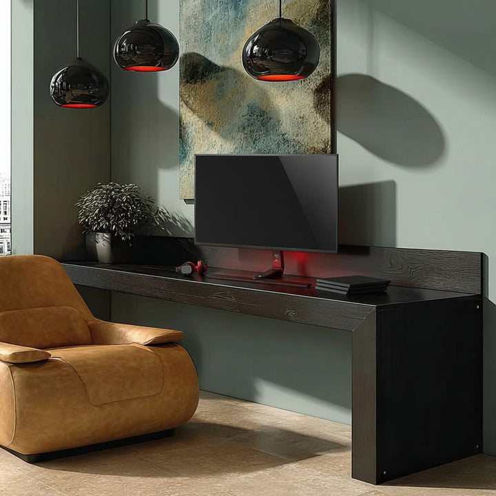 Držiak na herný monitor NanoRS, výškovo nastaviteľný, RGB LED, 32-55", max. VESA 400x400, max. 40 kg, RS167