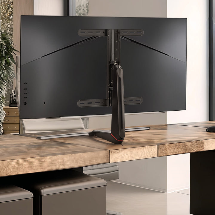 Držiak na herný monitor NanoRS, výškovo nastaviteľný, RGB LED, 32-55", max. VESA 400x400, max. 40 kg, RS167