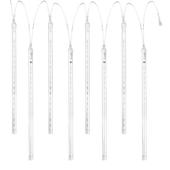 Maclean MCE411 Solárne LED svetlá 2,4 m, 144 LED diód, LED režim, 800mAh Li batéria, padajúce rampúchy