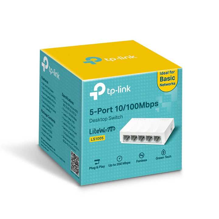 Prepínač LS1005 5 portov TP-Link 10/100 Mb/s