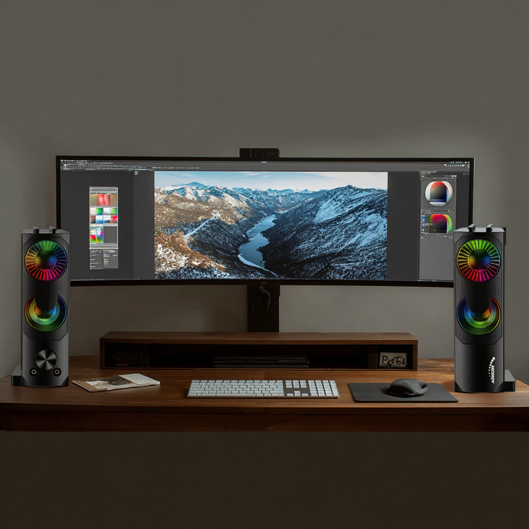Audiocore 3Wx2 počítačový soundbar, LED, USB 5V, line-in, AC955