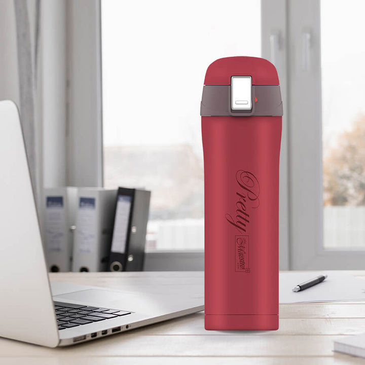Termohrnček Maestro Pretty z nerezovej ocele s objemom 400 ml