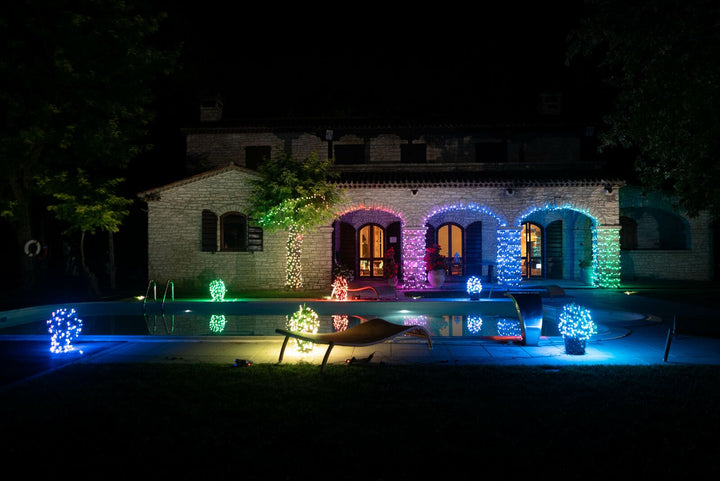 Inteligentné osvetlenie vianočného stromčeka Twinkly Strings 600LED RGB 48m