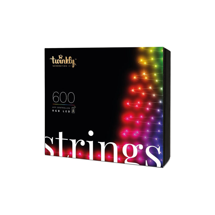 Inteligentné osvetlenie vianočného stromčeka Twinkly Strings 600LED RGB 48m