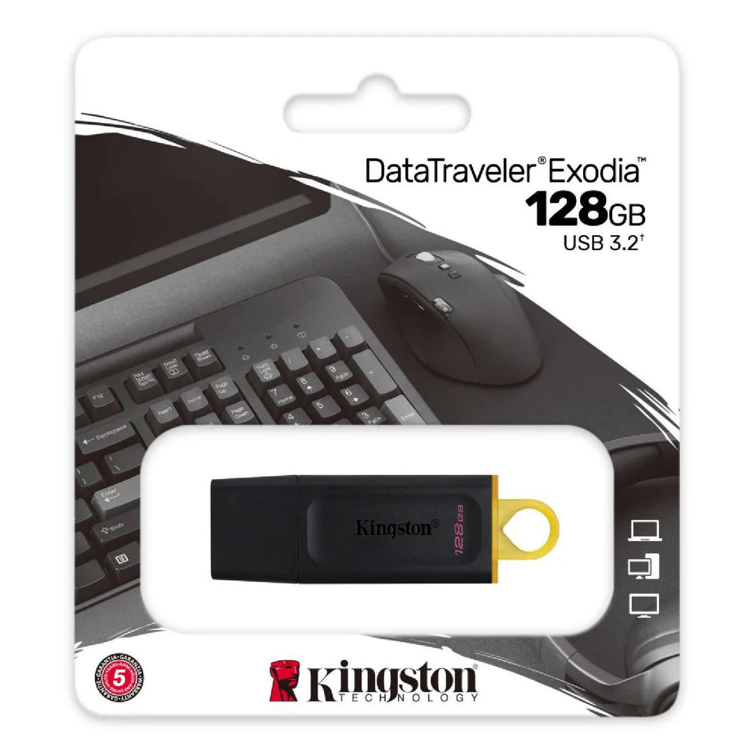 Pendrive USB 3.2 Kingston DataTraveler Exodia 128 GB