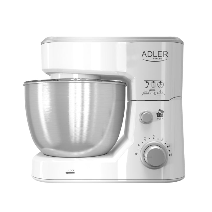 Planetárny kuchynský robot 1000W Adler AD 4216 - 6 rýchlostí
