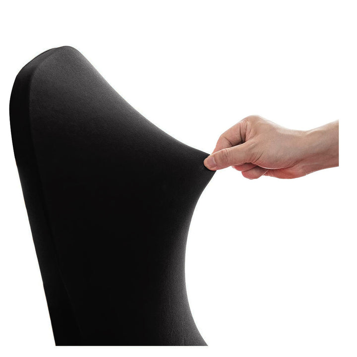 Zelenomodrý čierny poťah na stoličku, 88x50x45cm, Spandex, GB373