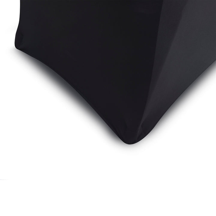 Zelenomodrý čierny poťah na stoličku, 88x50x45cm, Spandex, GB373