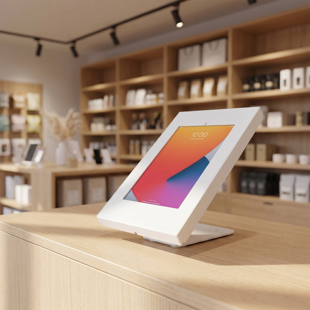 Maclean Reklamný držiak na tablet, nástenný/kancelársky držiak so zámkom, 9,7"-11", iPad/iPad Air/iPad Pro, Samsung Galaxy Tab A/Tab A7/Tab S6 Lite, MC-475W