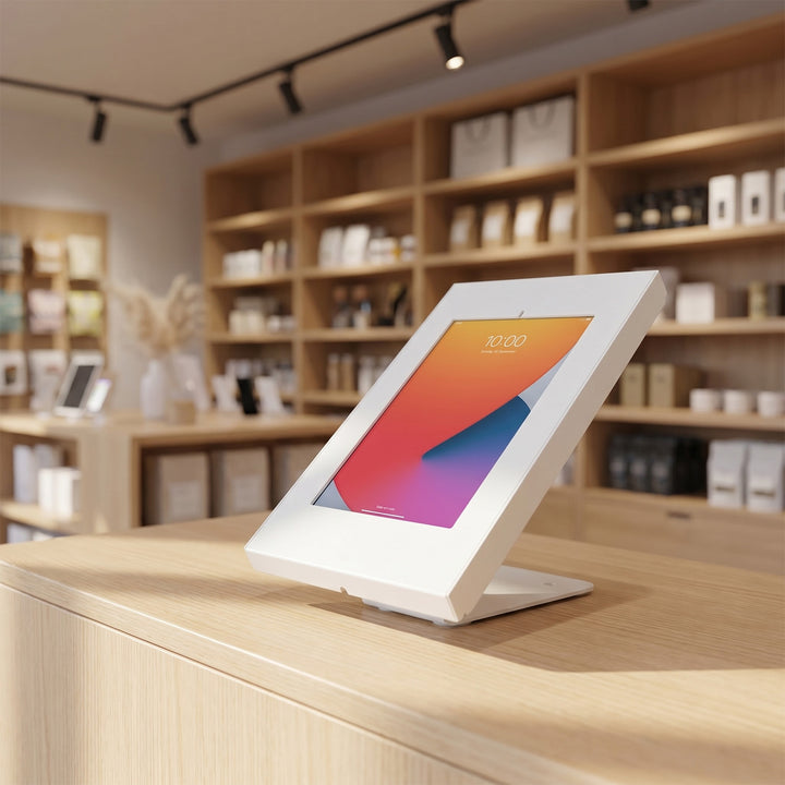Maclean Reklamný držiak na tablet, nástenný/kancelársky držiak so zámkom, 9,7"-11", iPad/iPad Air/iPad Pro, Samsung Galaxy Tab A/Tab A7/Tab S6 Lite, MC-475W