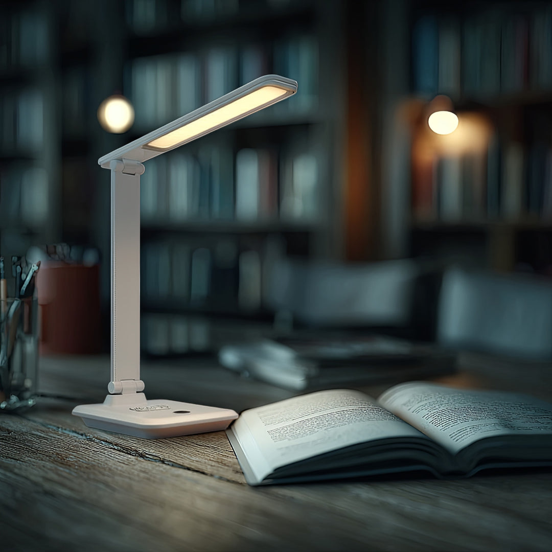 Stmievateľná stolová LED lampa Stolová lampa 9W s indukčnou nabíjačkou Qi