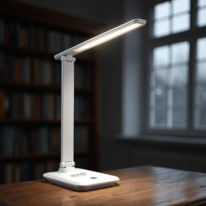 Stmievateľná stolová LED lampa Stolová lampa 9W s indukčnou nabíjačkou Qi