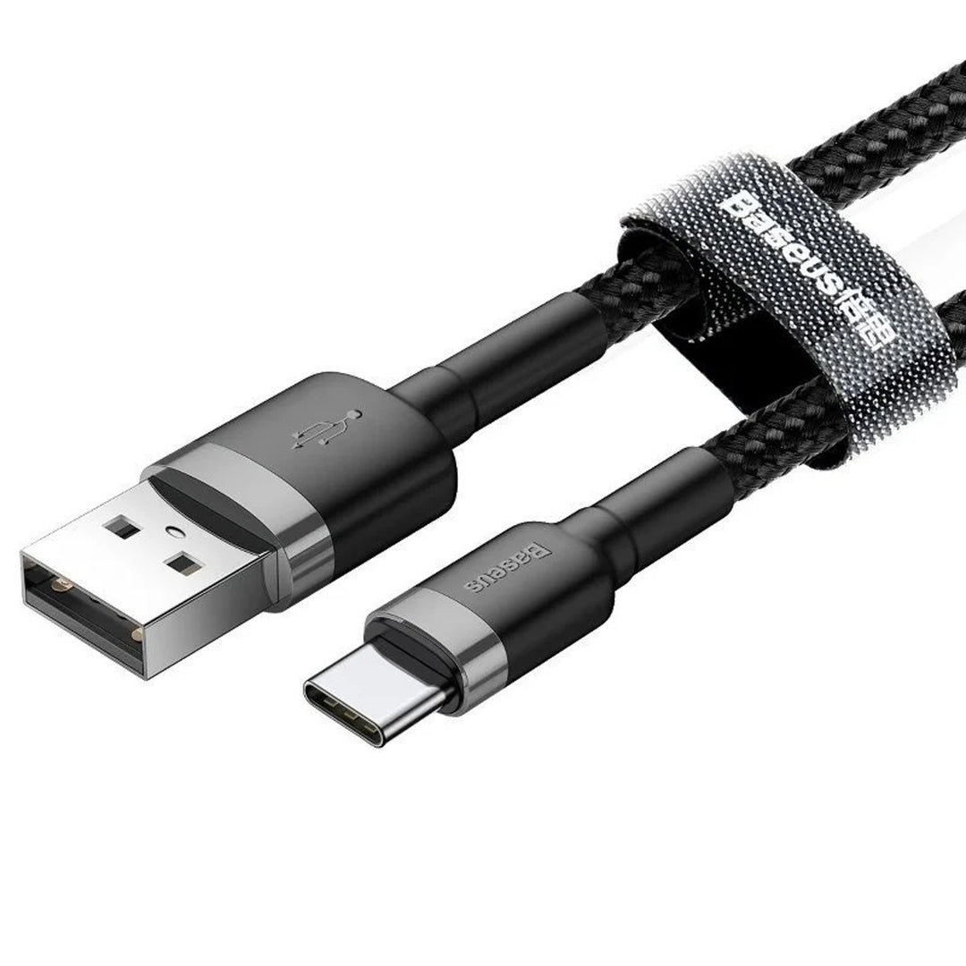 Kábel USB - USB-C 3 m Baseus Cafule CATKLF-UG1 Quick Charge 2A kábel na rýchle nabíjanie