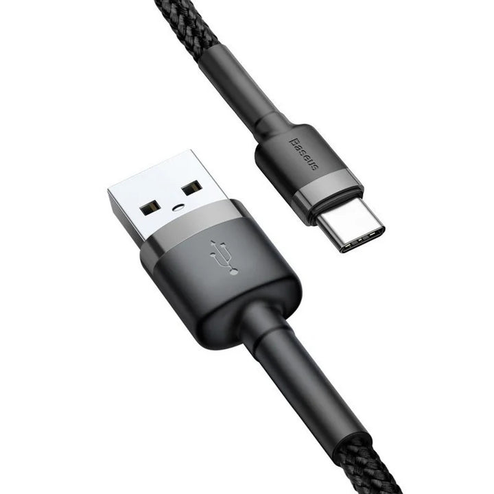 Kábel USB - USB-C 3 m Baseus Cafule CATKLF-UG1 Quick Charge 2A kábel na rýchle nabíjanie