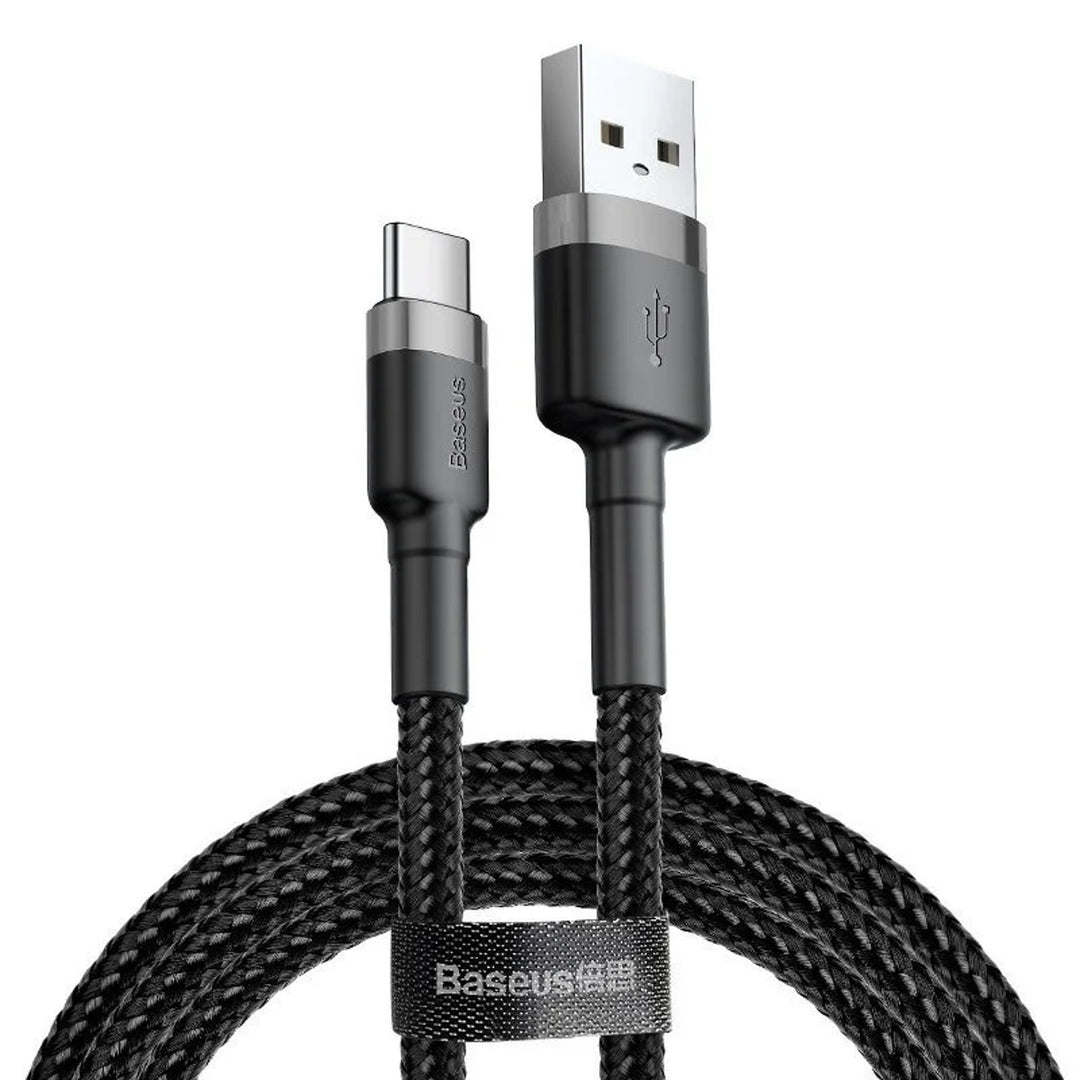 Kábel USB - USB-C 3 m Baseus Cafule CATKLF-UG1 Quick Charge 2A kábel na rýchle nabíjanie