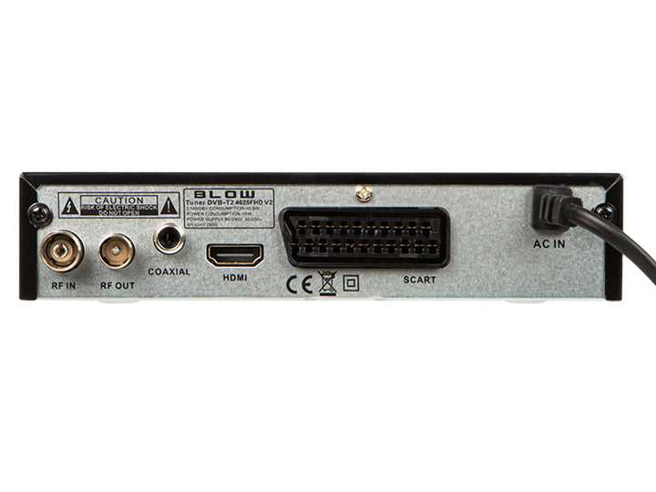 DVB-T/T2 4625FHD H.265 Blow tuner ideálny na príjem signálu DVB T2