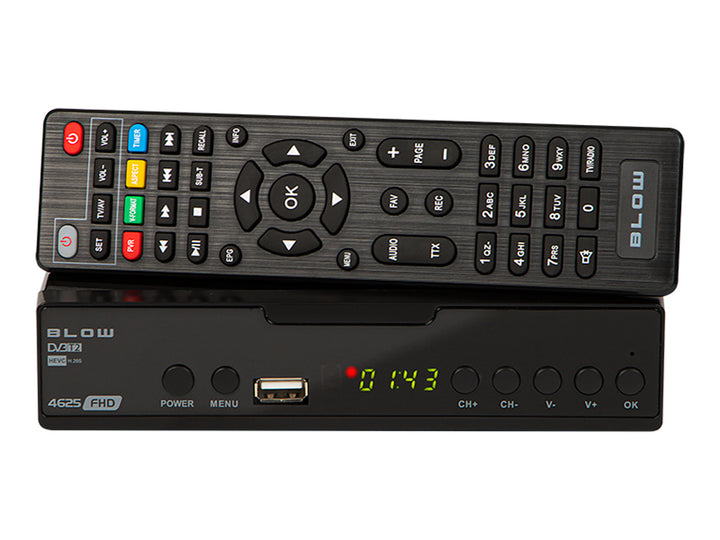 DVB-T/T2 4625FHD H.265 Blow tuner ideálny na príjem signálu DVB T2