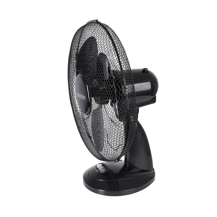 Stolný ventilátor 23cm 45W Mesko MS 7308, oscilácia, dve rýchlosti ventilátora