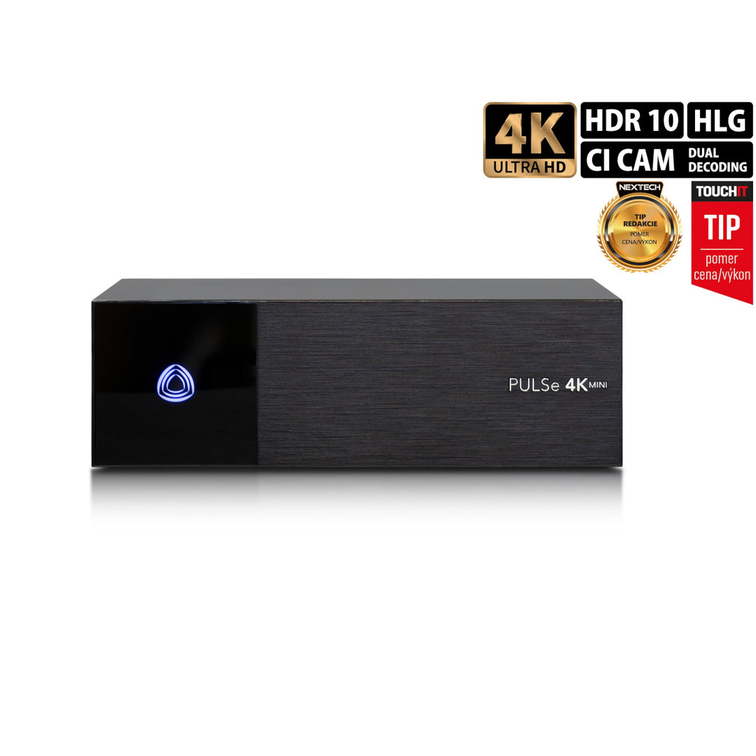 PULSe 4K mini prijímač (Verzia: 1x DVB-S2X tuner)