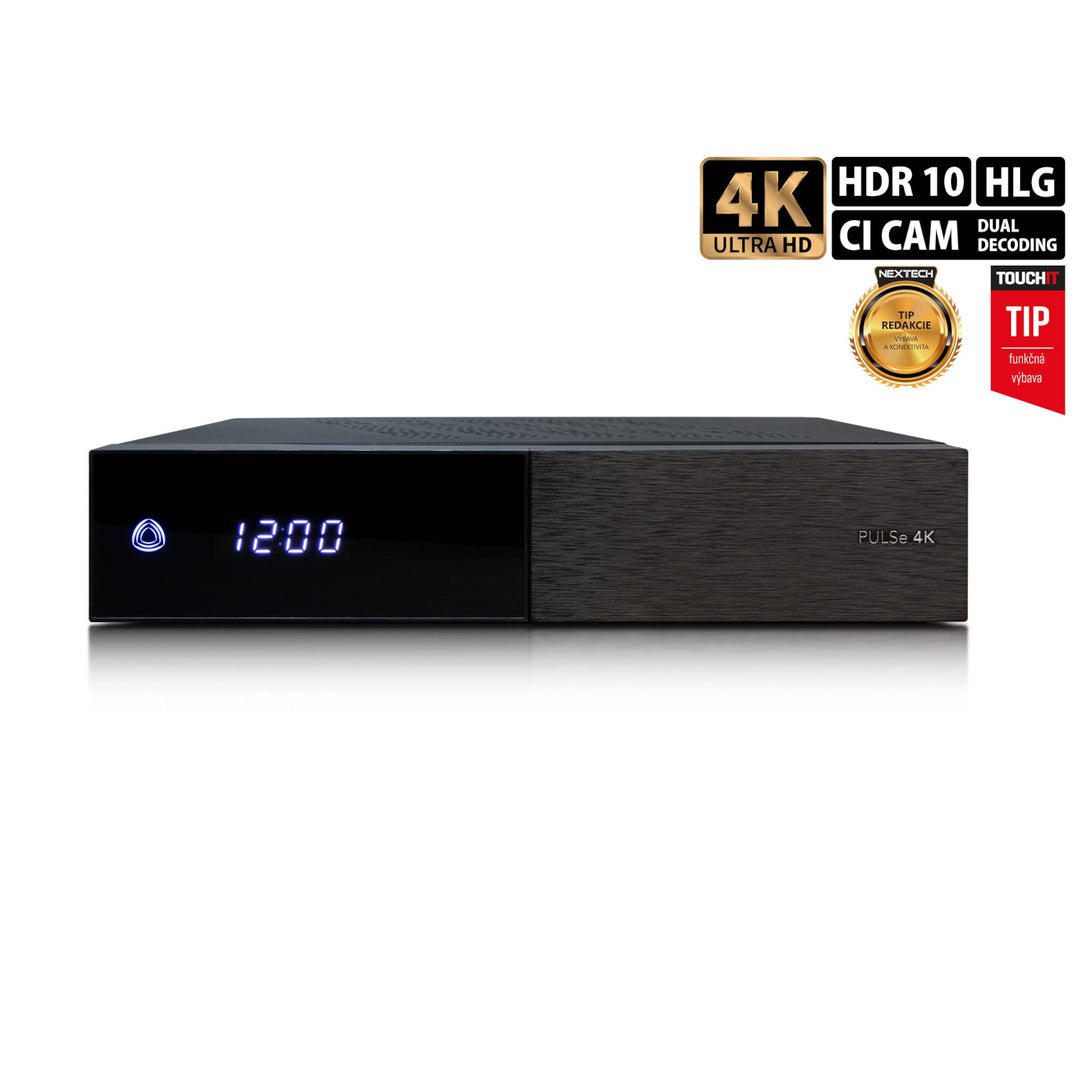 Prijímač AB PULSe 4K UHD (1x verzia s tunerom DVB-S2X)