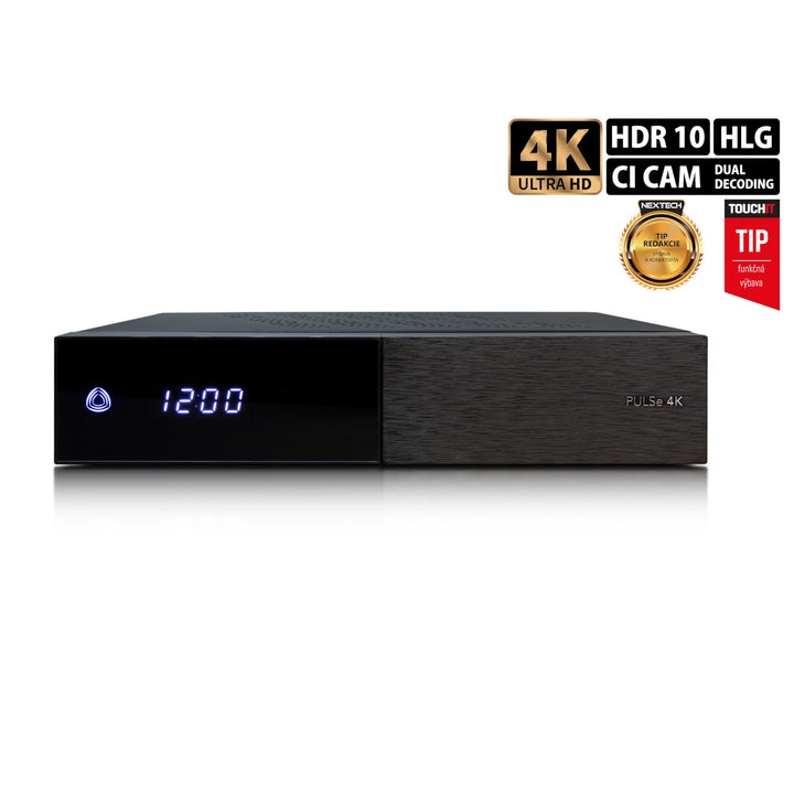 PULSe 4K UHD prijímač (verzia: 2x DVB tuner - S2X)