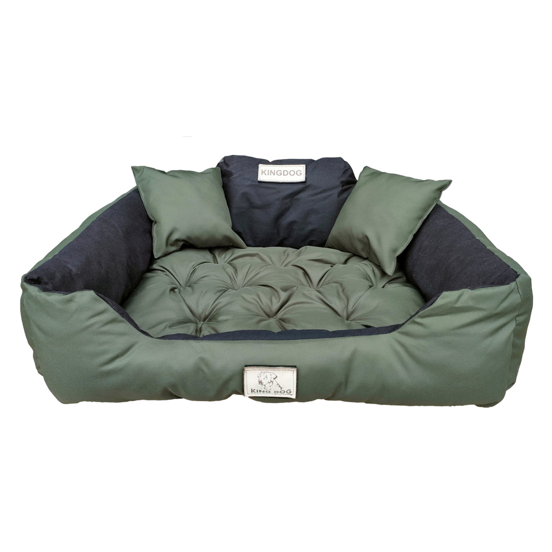 Veľký pelech pre psov, mačky 75 x 65 Zelená - Kingdog veľkosť M