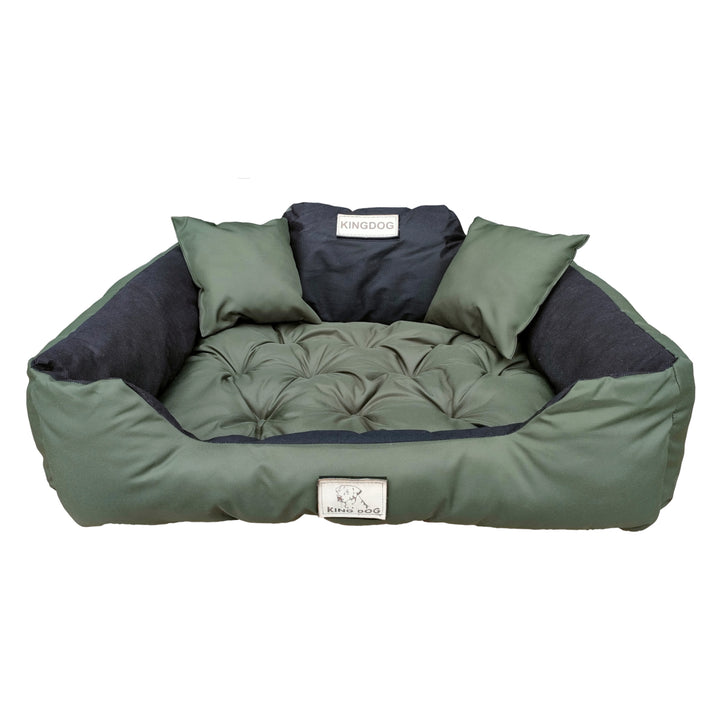 Veľký pelech pre psov, mačky 75 x 65 Zelená - Kingdog veľkosť M