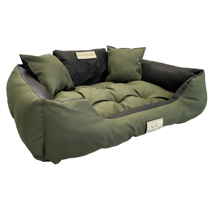 Veľký pelech pre psov, mačky 75 x 65 Zelená - Kingdog veľkosť M