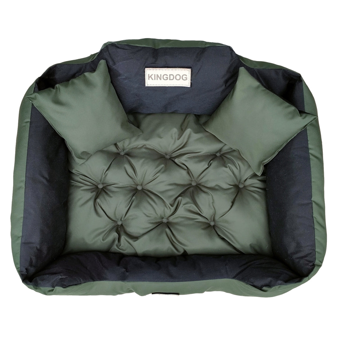 Veľký pelech pre psov, mačky 115 x 95 Zelená - Kingdog veľkosť XL