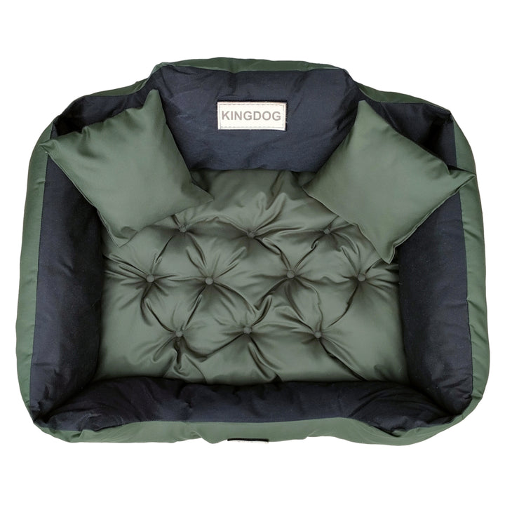 Veľký pelech pre psov, mačky 115 x 95 Zelená - Kingdog veľkosť XL