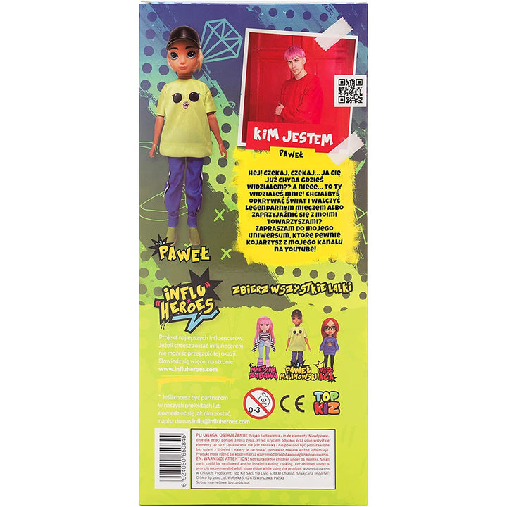 Influ Heroes Pawel Malinowski 30 cm bábika s príslušenstvom